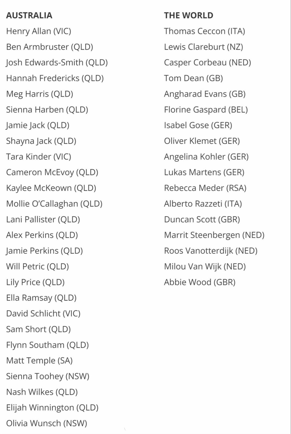 教练罗翰, 名将已经表, 新加坡女 教练罗翰, 名将已经表, 新加坡女